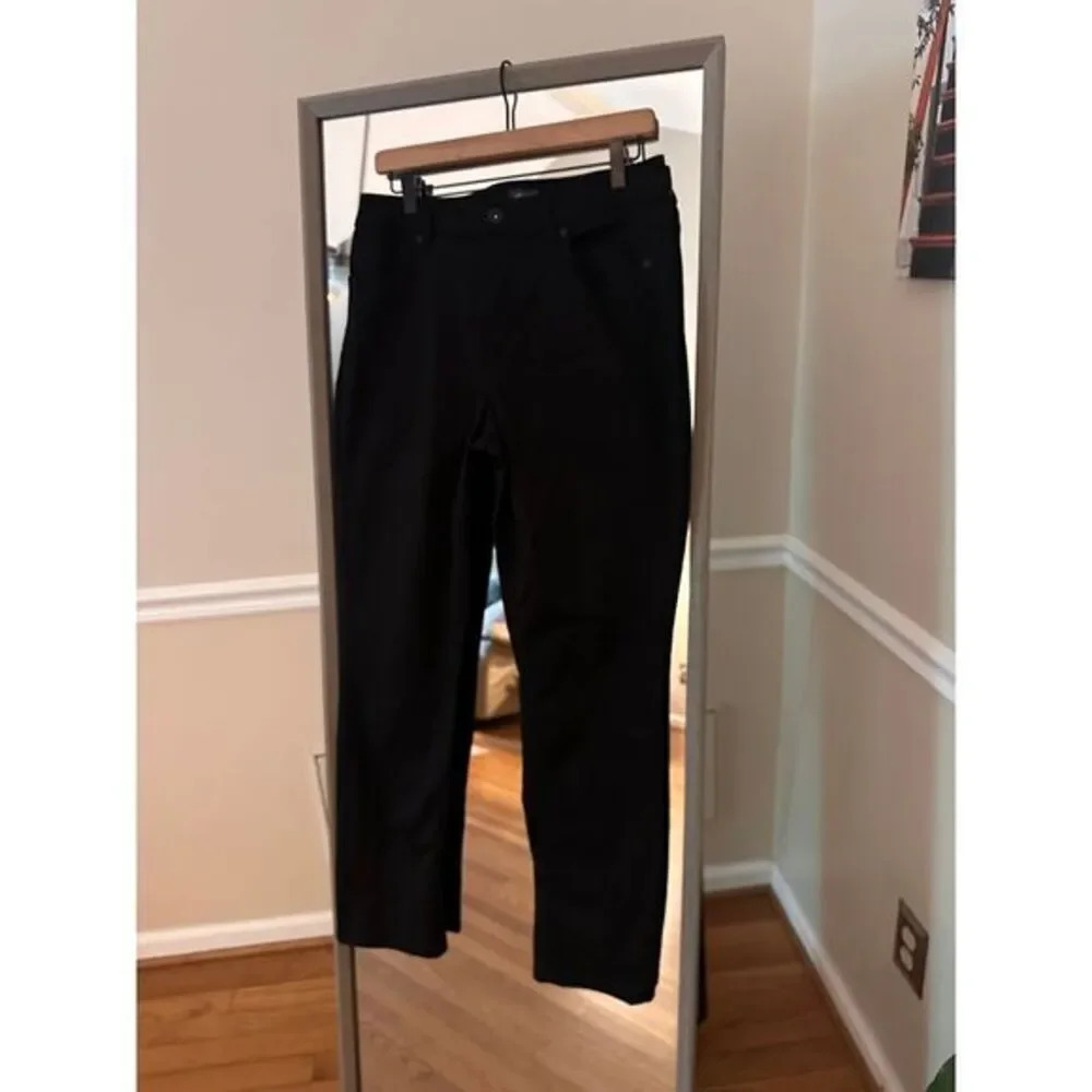 J. Jill High Rise Straight Leg Black‎ Size 10